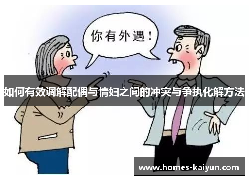 如何有效调解配偶与情妇之间的冲突与争执化解方法